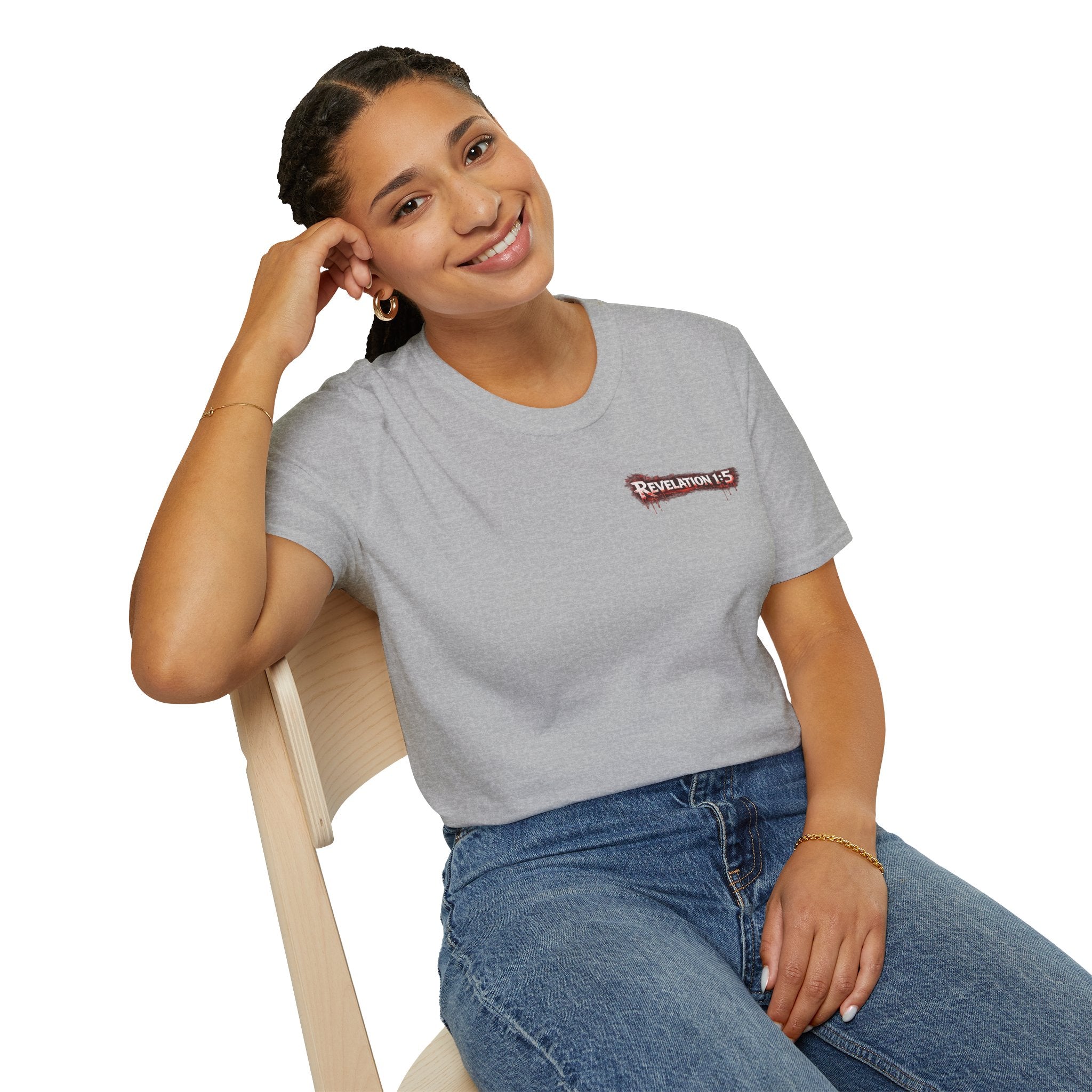 Washed By The Blood T-Shirt — Revelation 1:5 Christian Faith Shirt