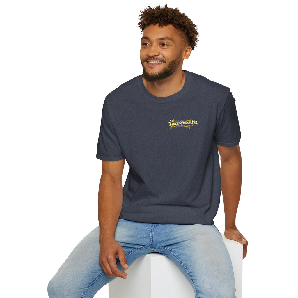 Christian T-Shirt — "In All Things Give Thanks" Church Tee