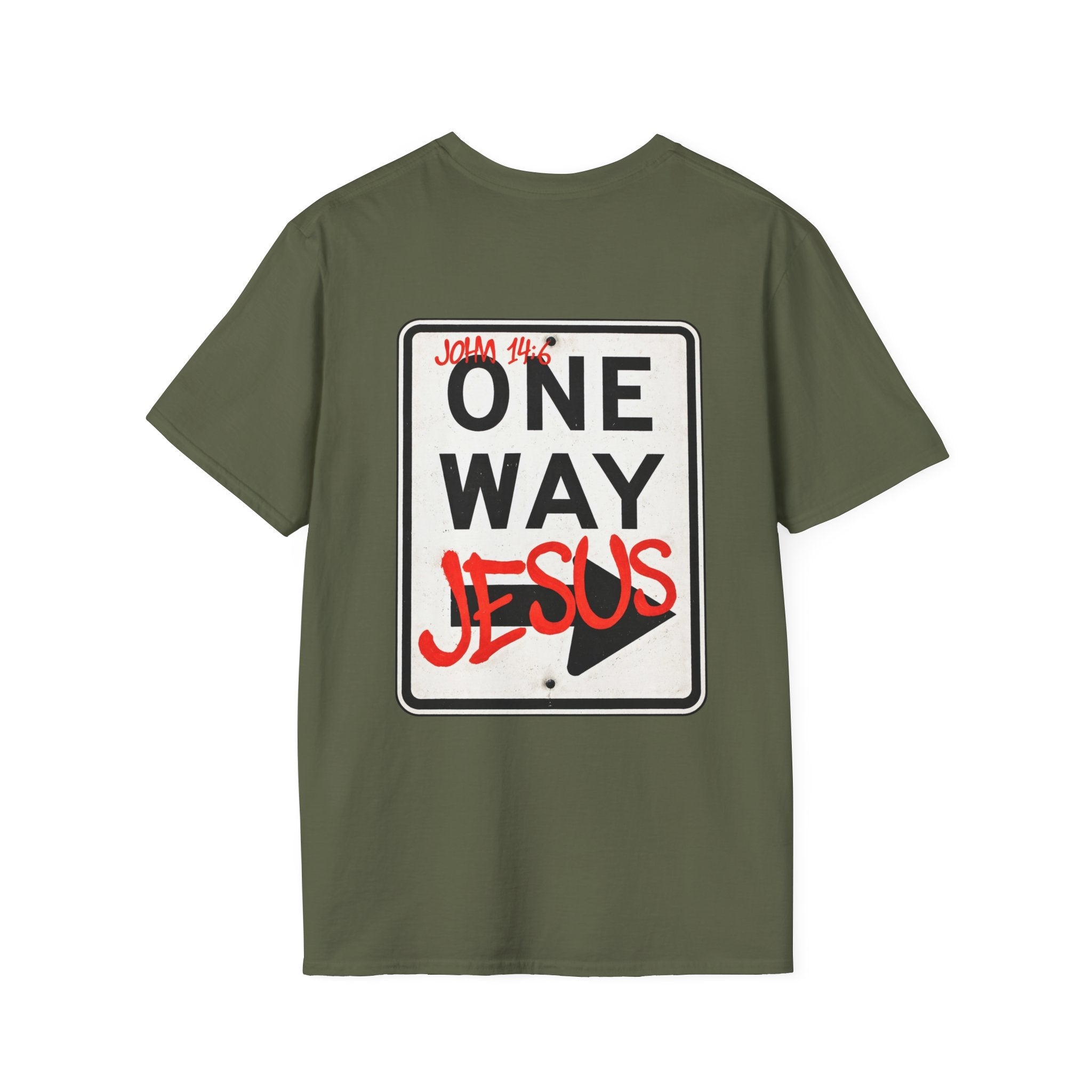 One Way Jesus T-Shirt — Christian Faith Graphic Tee