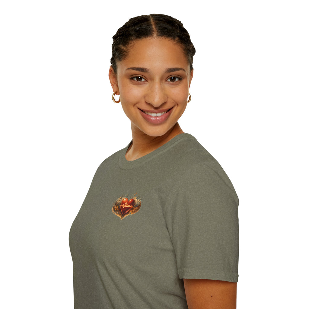 Christian Graphic T-Shirt — "Ridin' With My Jesus Music" Church Truck Cross Design