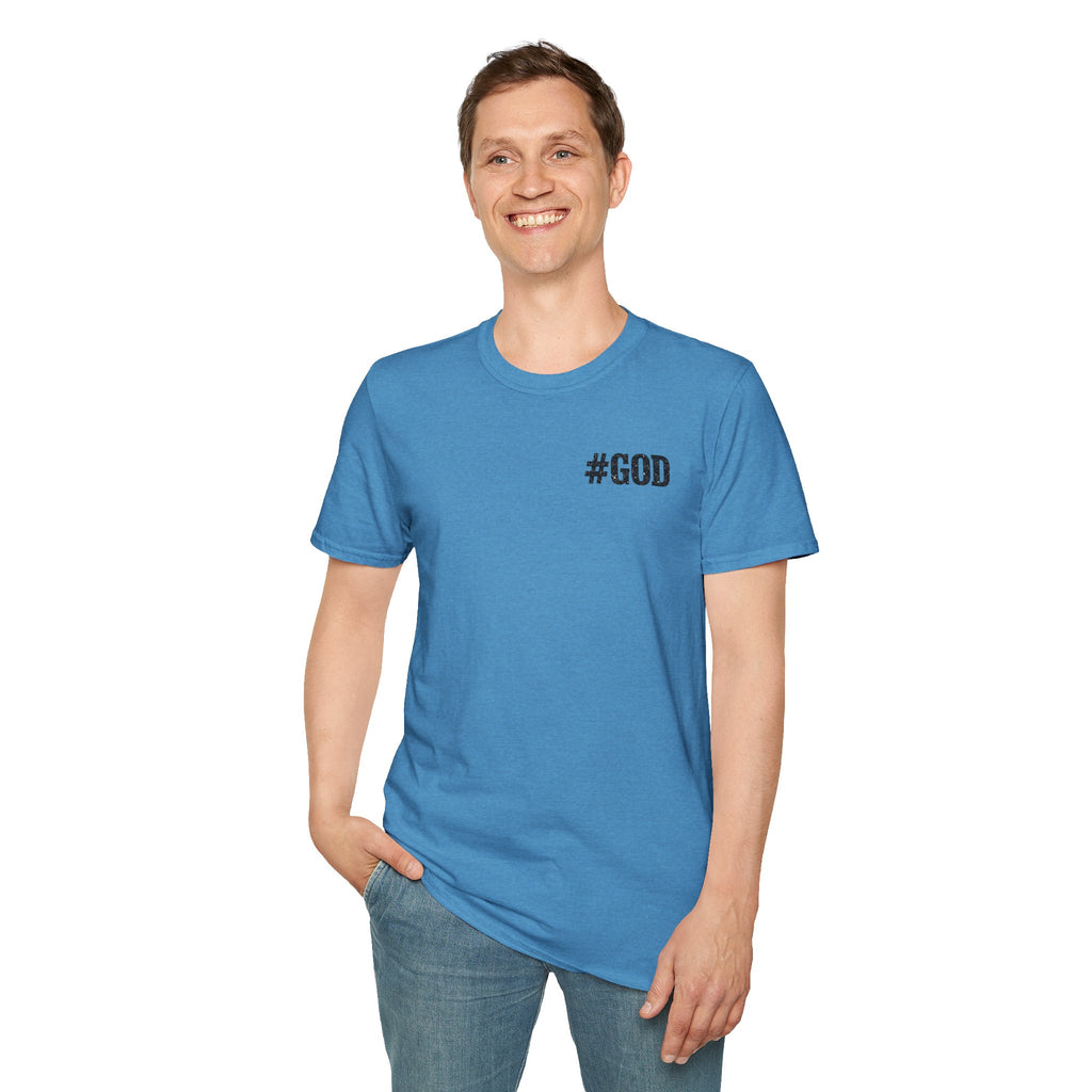 Religious T-Shirt - "2 Genders One God" Matthew 19:4 Church Hilltop Tee