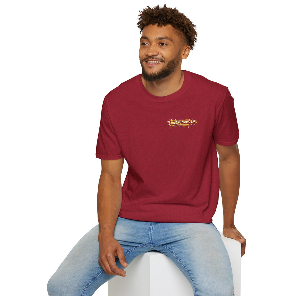 Christian T-Shirt — "In All Things Give Thanks" Church Tee