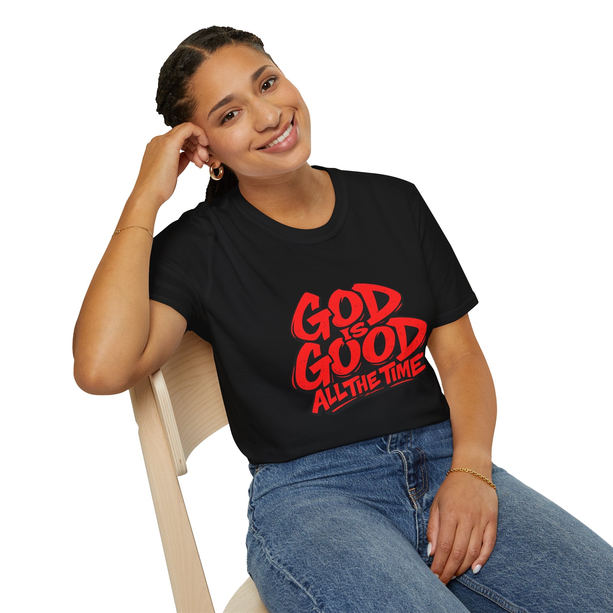 God Is Good T-Shirt — "God Is Good All The Time" Christian Faith Tee