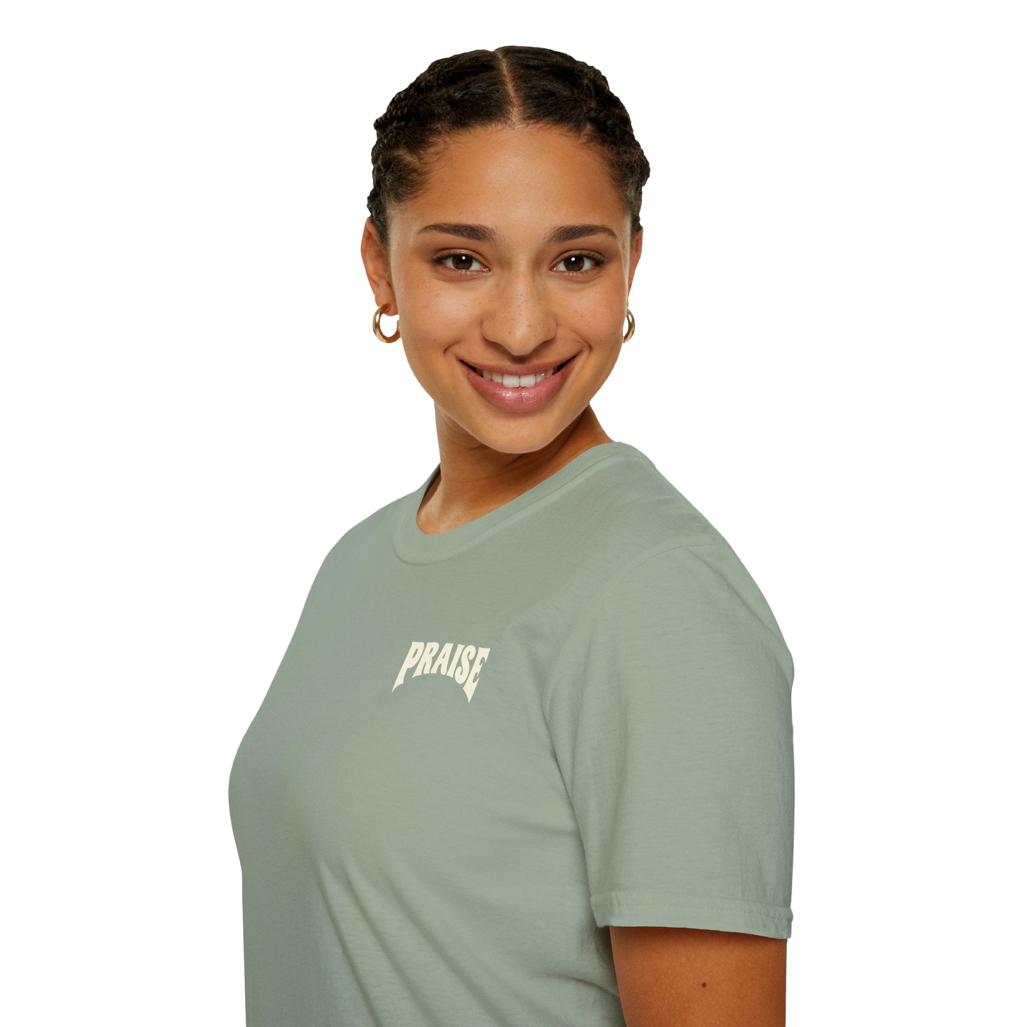 Praise the Lord T-Shirt — Psalm Floral Faith Tee