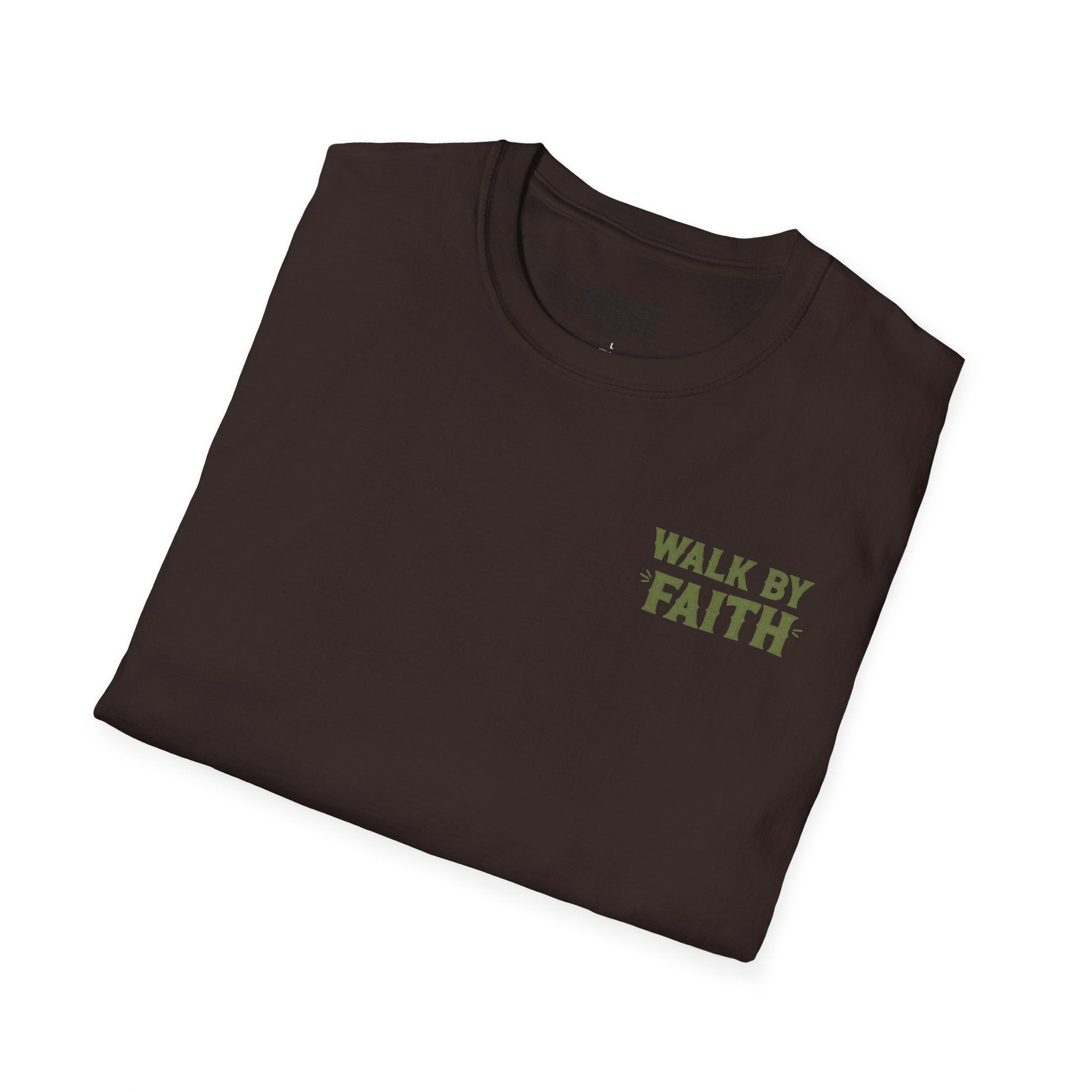Walk By Faith T-Shirt — Christian Cowboy Boots Graphic Tee