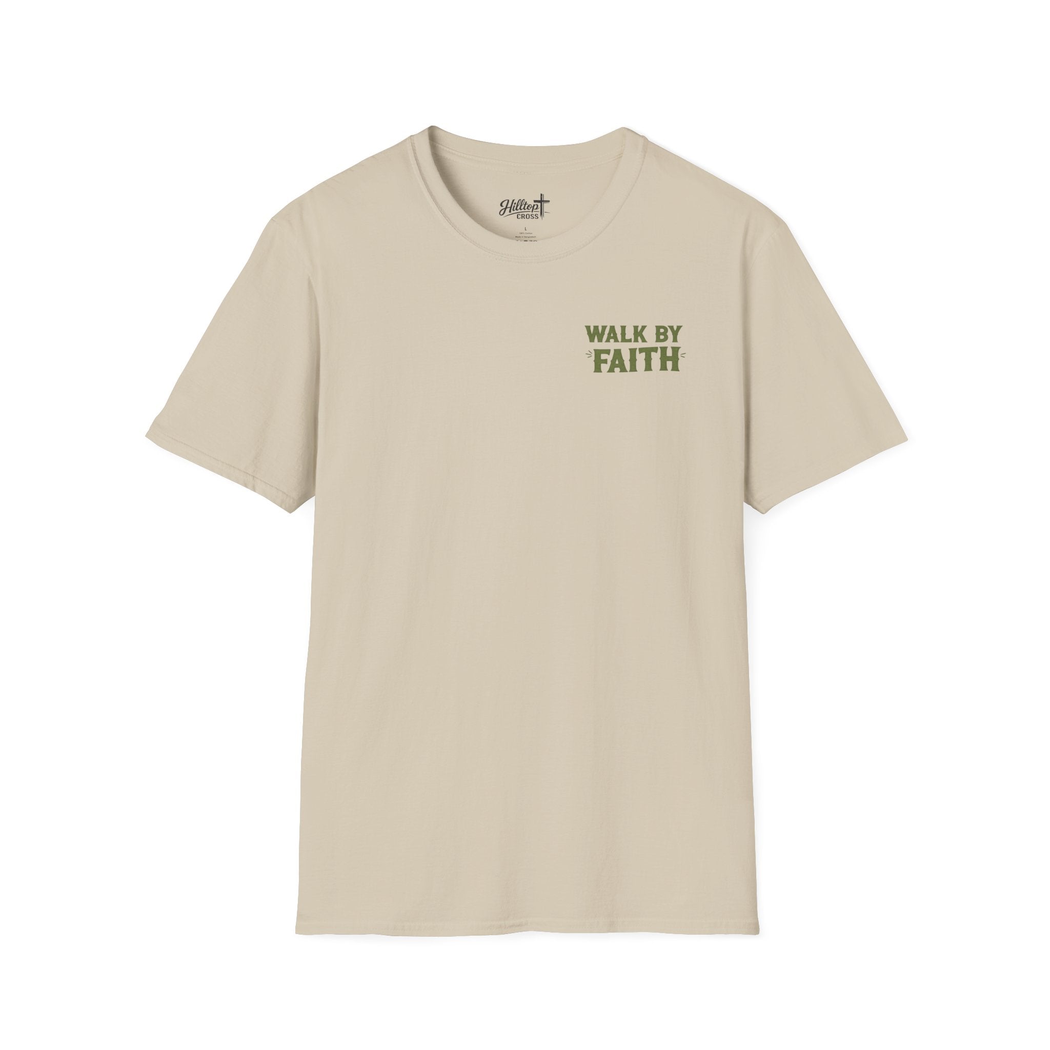 Walk By Faith T-Shirt — Christian Cowboy Boots Graphic Tee