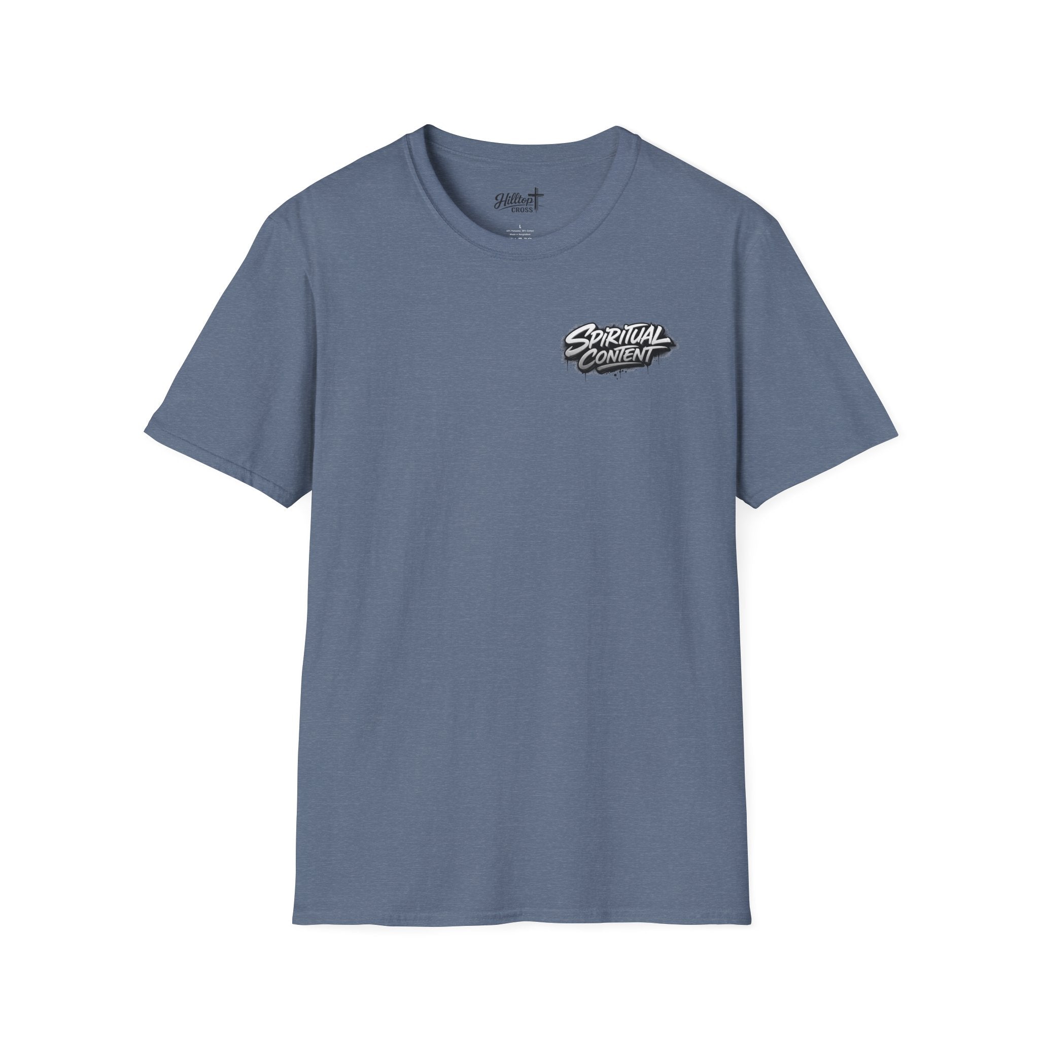 Christian T-Shirt — "Jesus Advisory: Spiritual Content" Graphic Tee