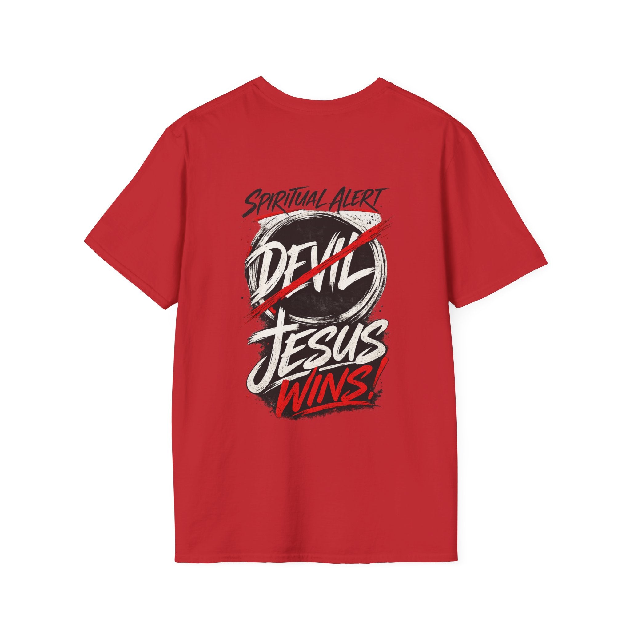 Jesus Wins T-Shirt — Bold Faith Graphic Shirt (No Devil)