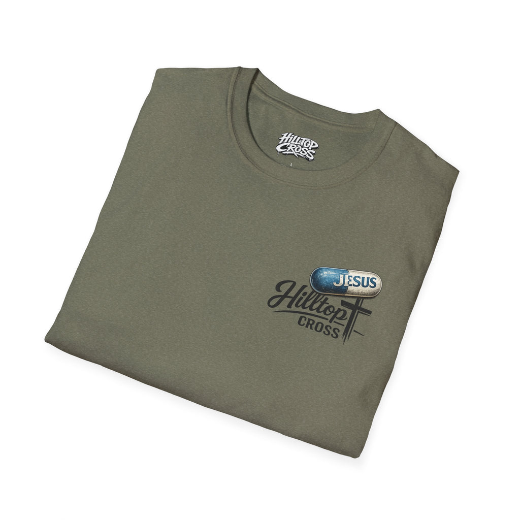 T-Shirt — 'The Only Prescription for Happiness: Jesus' Graphic Tee