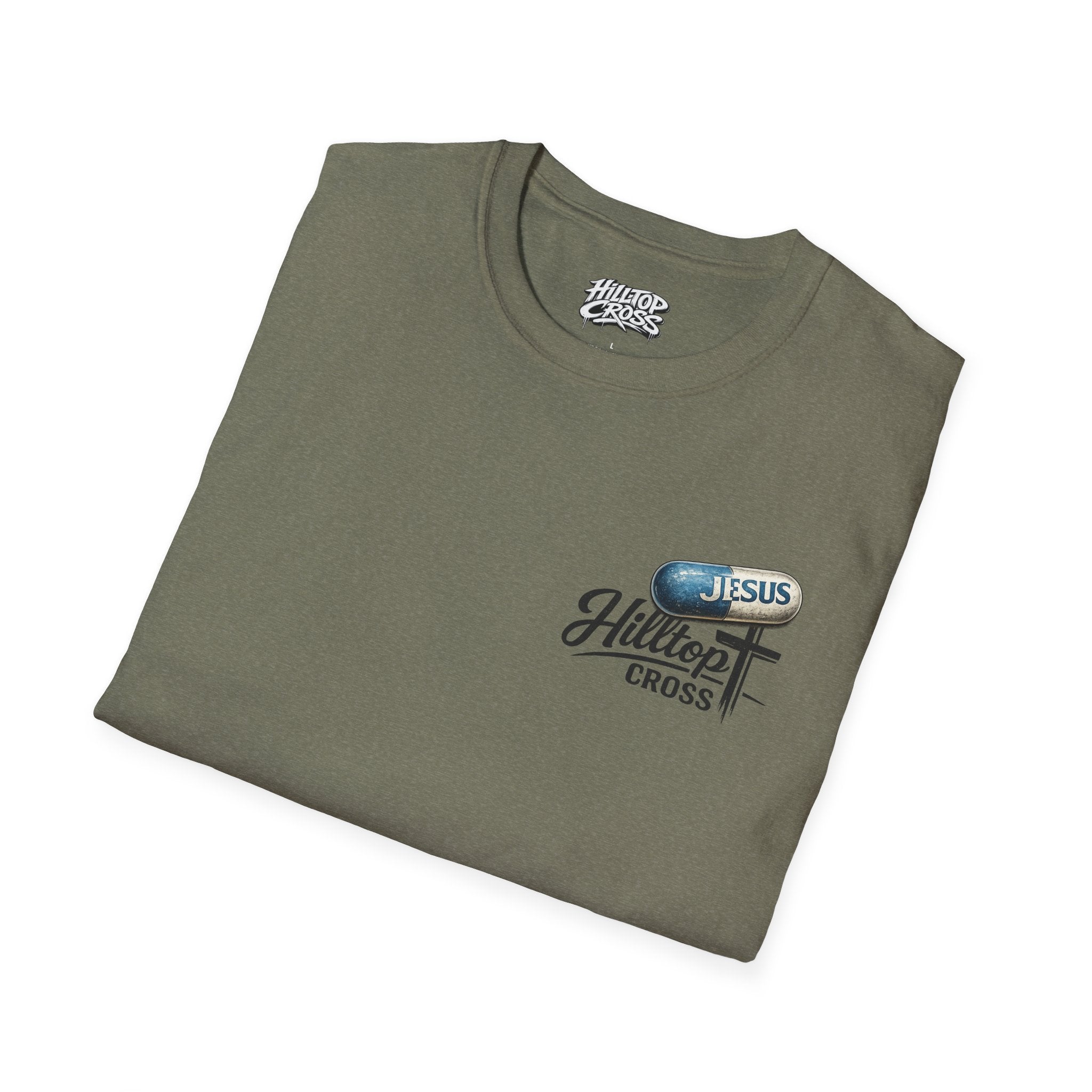 T-Shirt — 'The Only Prescription for Happiness: Jesus' Graphic Tee