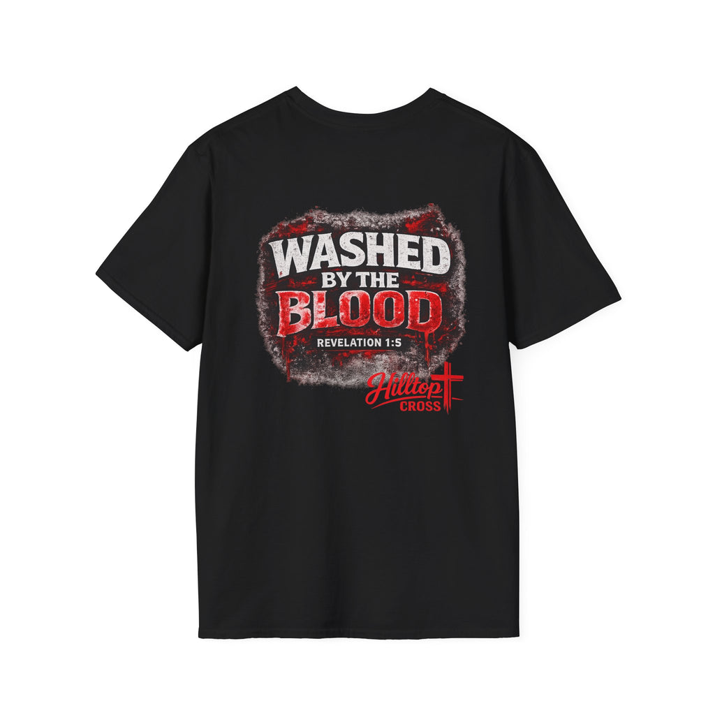 Washed By The Blood T-Shirt — Revelation 1:5 Christian Faith Shirt