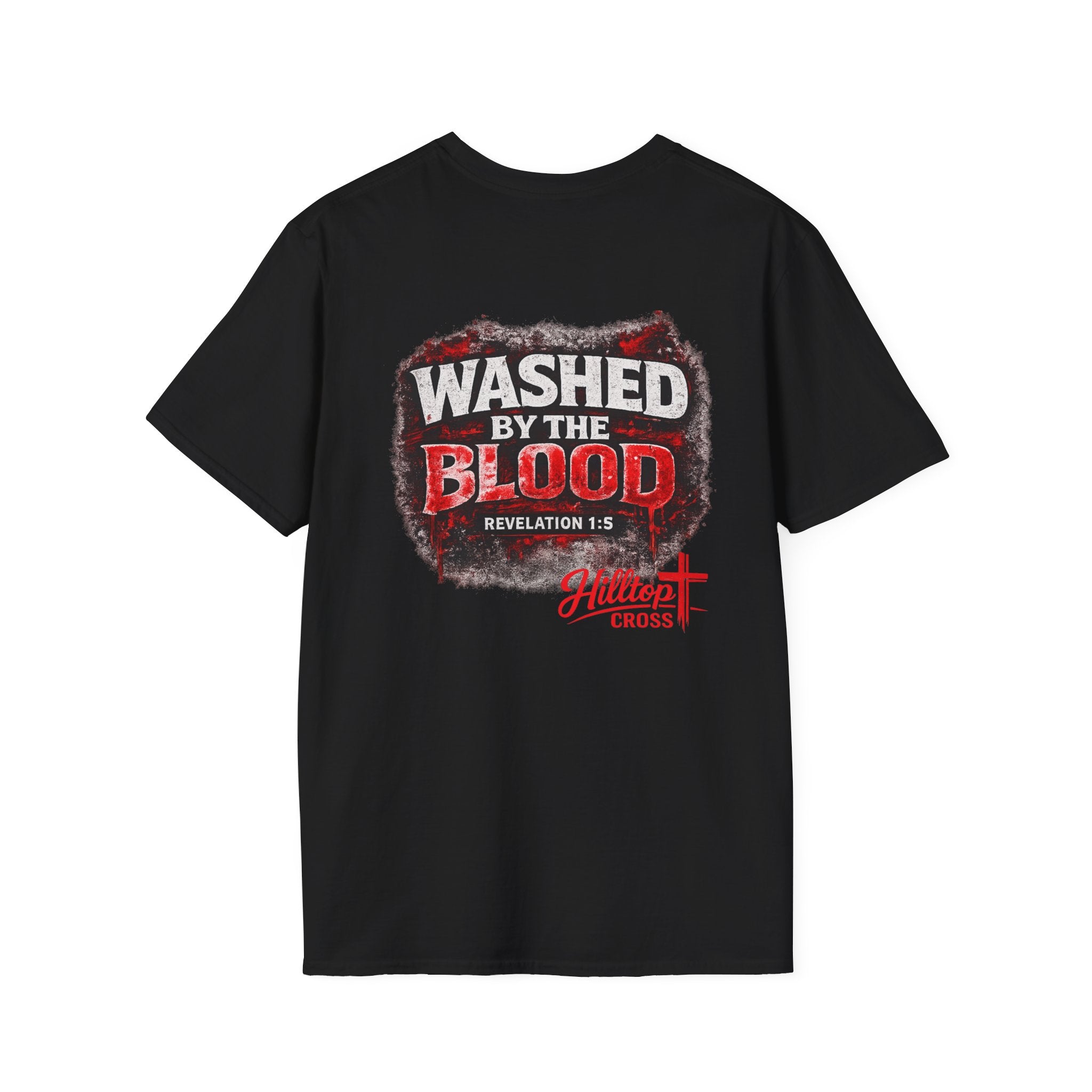 Washed By The Blood T-Shirt — Revelation 1:5 Christian Faith Shirt