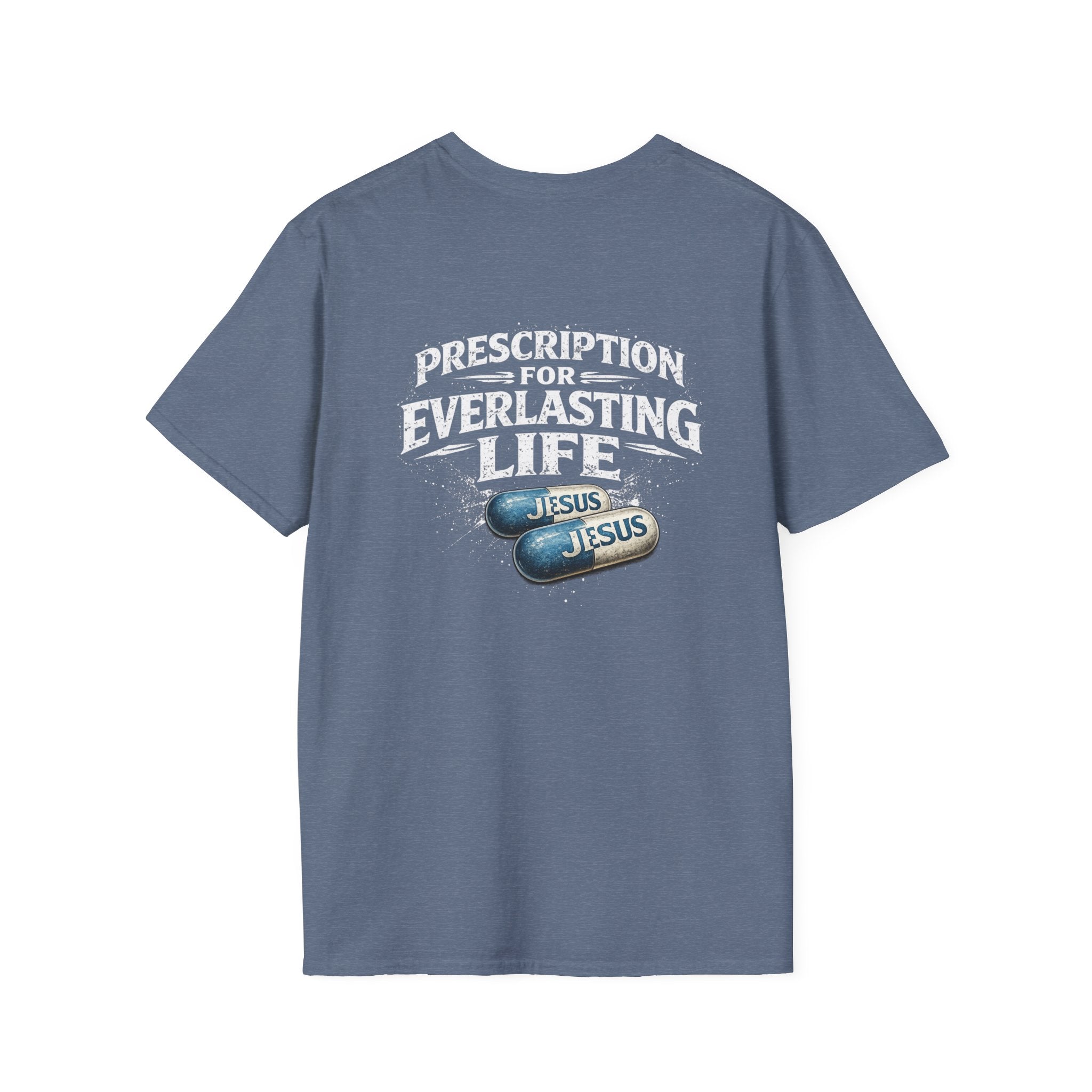 T-Shirt — 'The Only Prescription for Happiness: Jesus' Graphic Tee