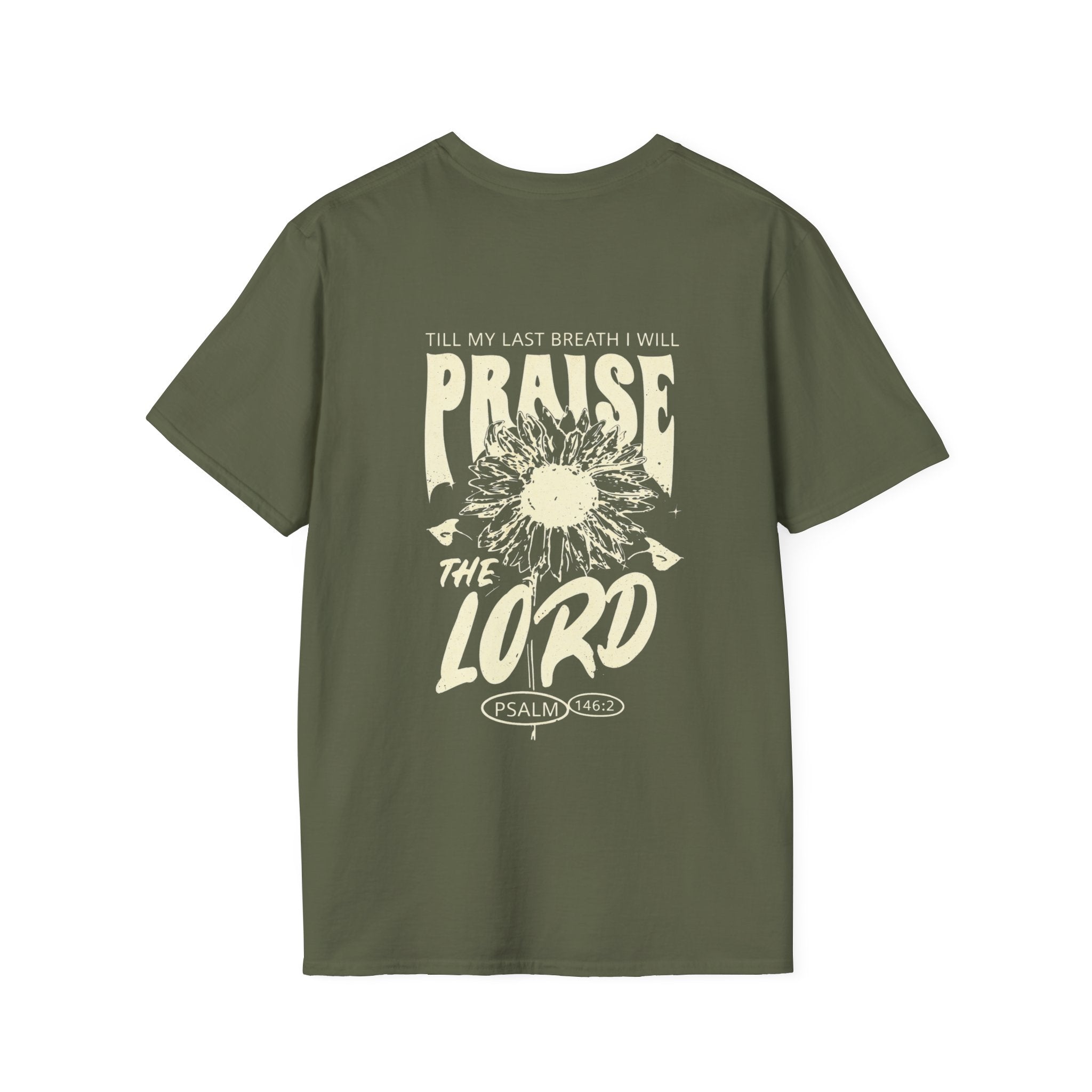 Praise the Lord T-Shirt — Psalm Floral Faith Tee