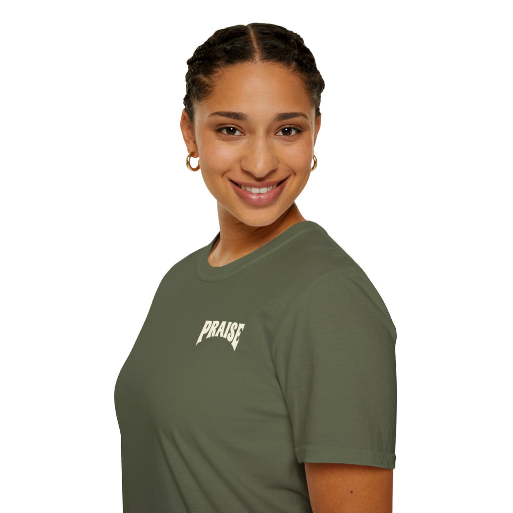 Praise the Lord T-Shirt — Psalm Floral Faith Tee