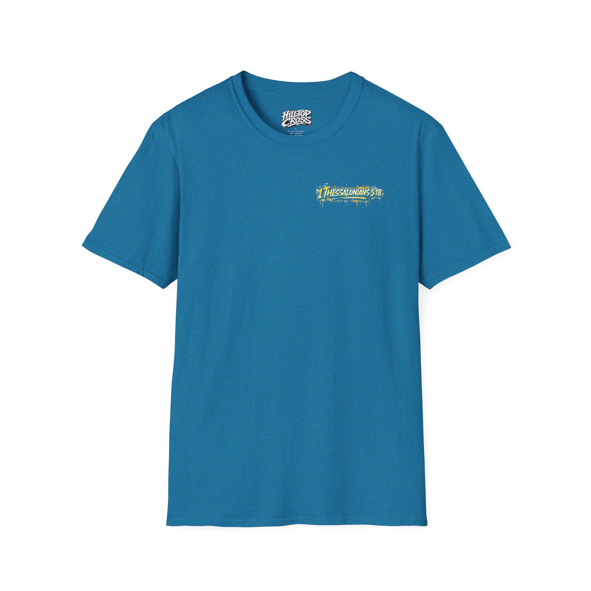 Christian T-Shirt — "In All Things Give Thanks" Church Tee