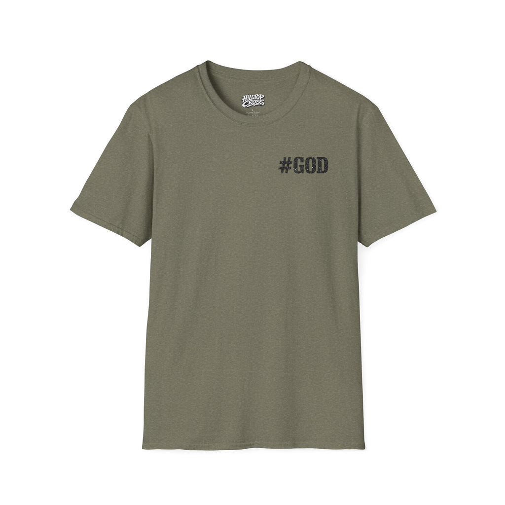 Religious T-Shirt - "2 Genders One God" Matthew 19:4 Church Hilltop Tee