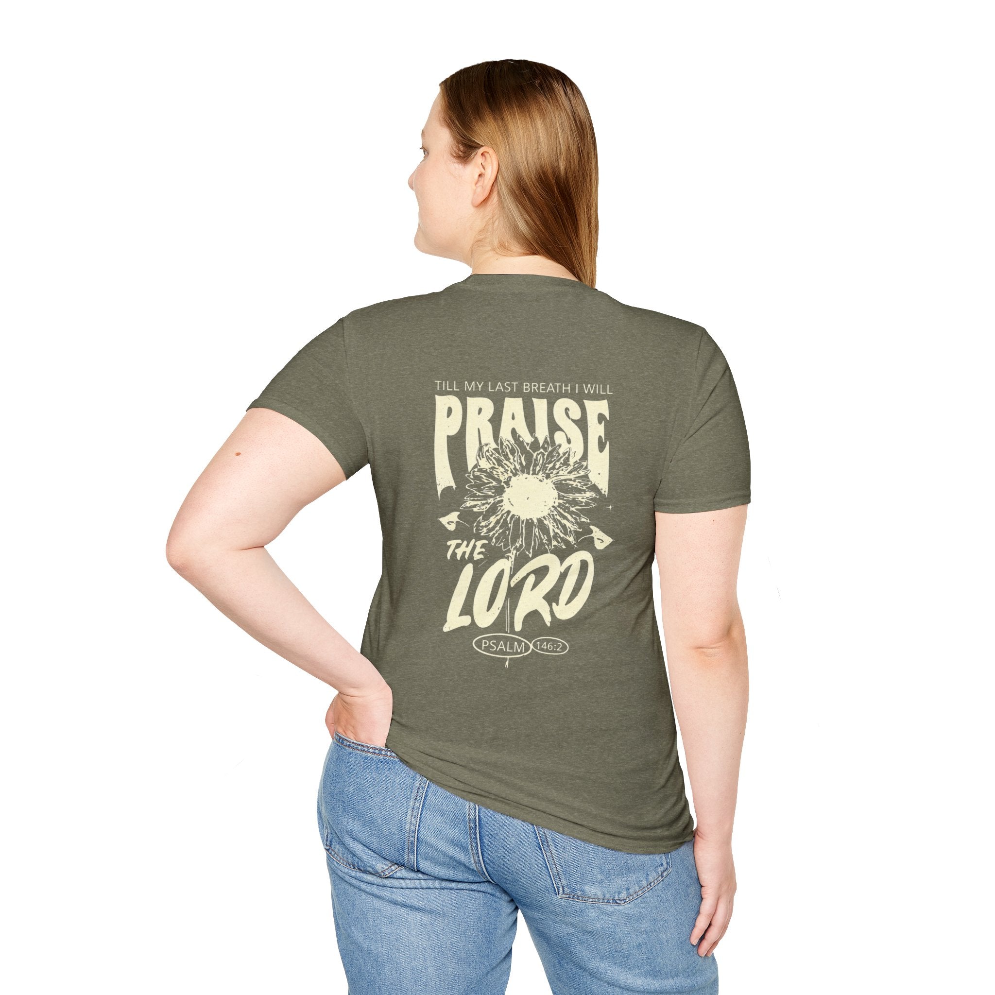 Praise the Lord T-Shirt — Psalm Floral Faith Tee