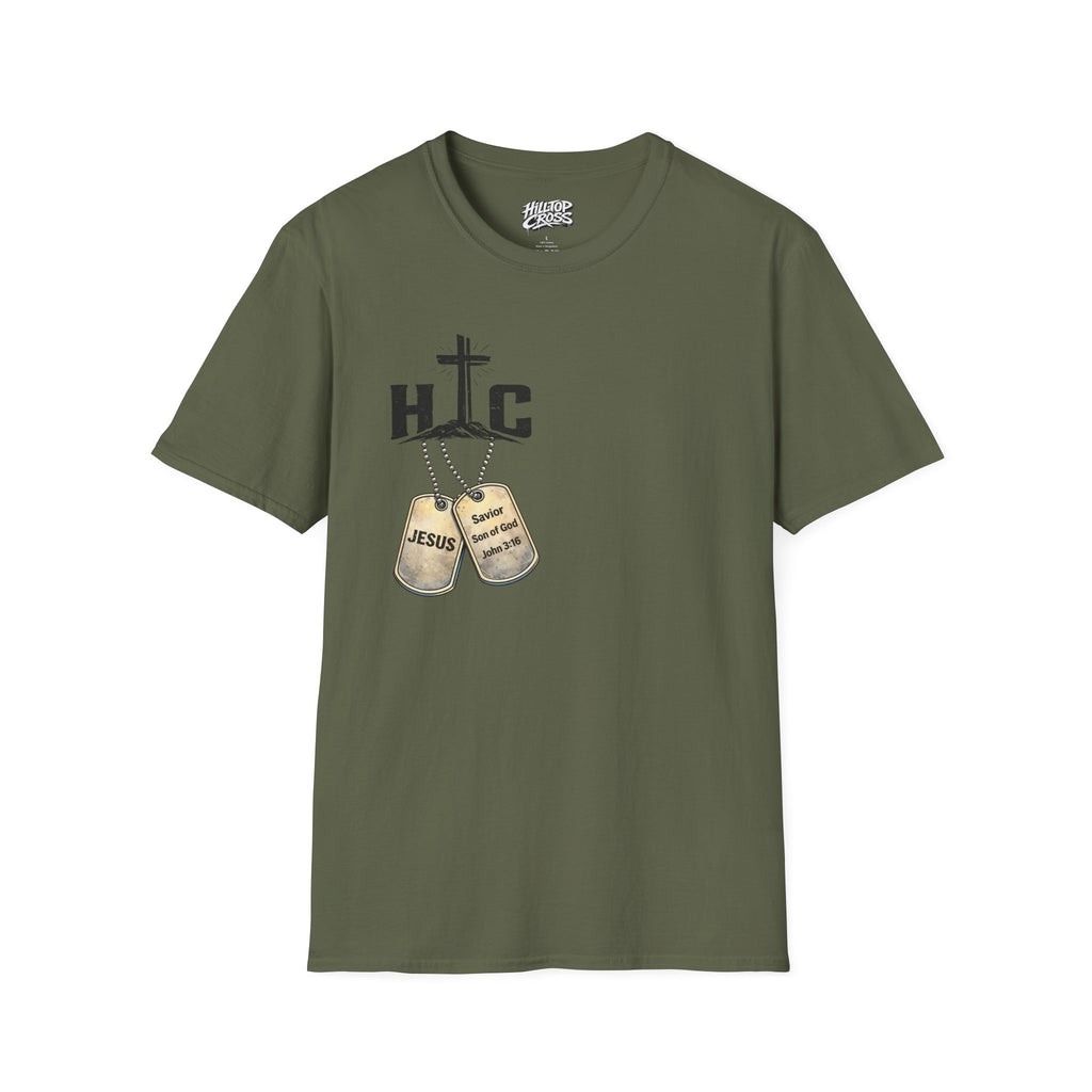 Jesus Got My 6 T-Shirt — Military Camo Christian Graphic Tee
