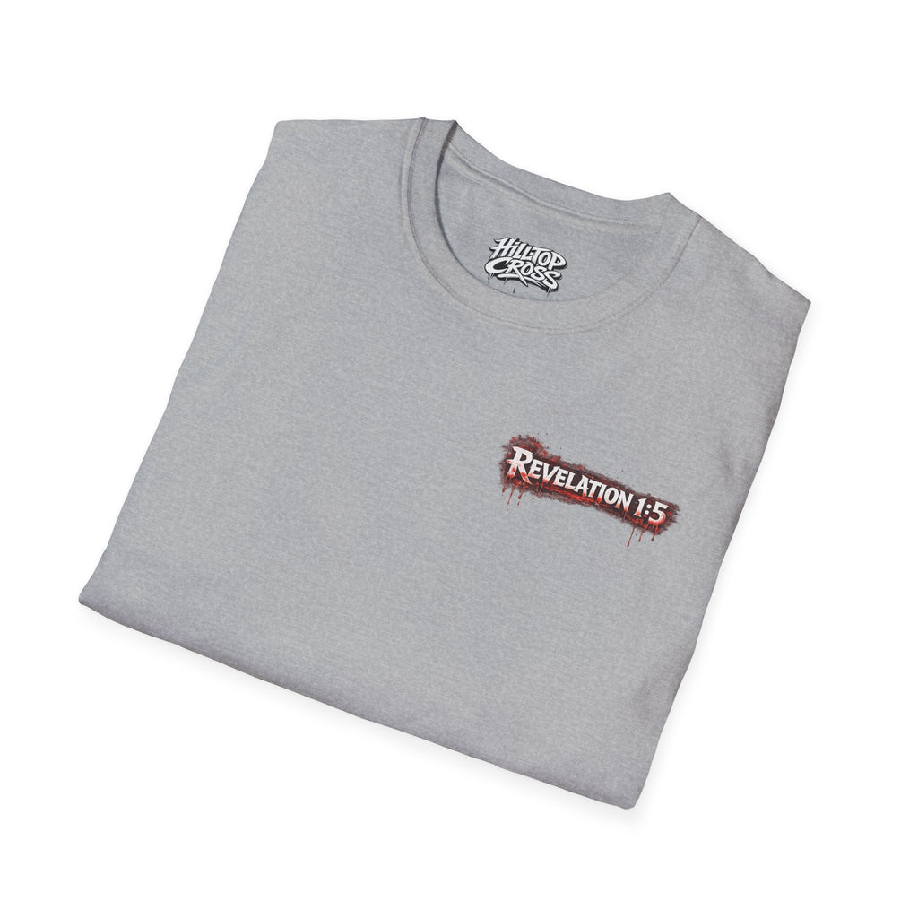 Washed By The Blood T-Shirt — Revelation 1:5 Christian Faith Shirt