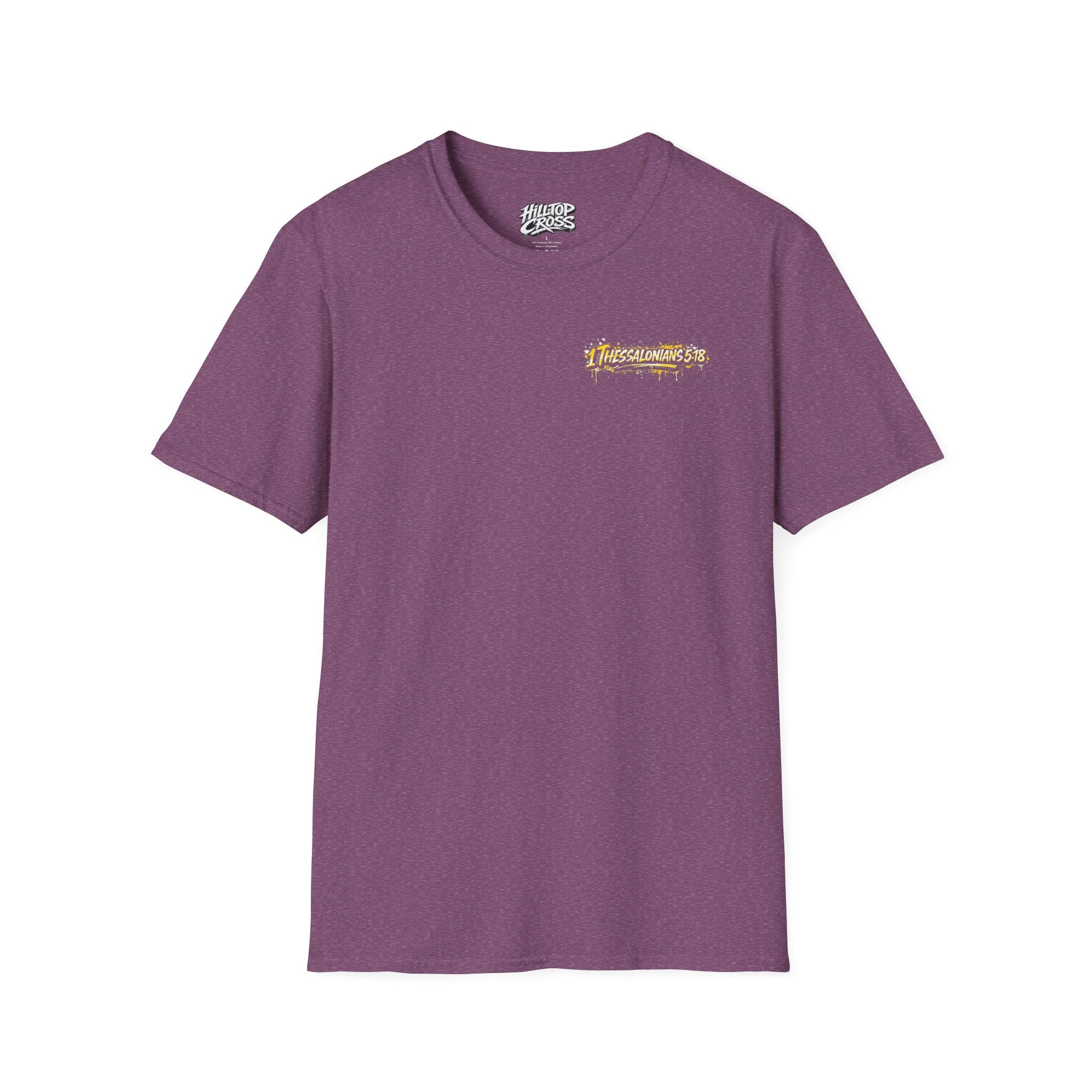Christian T-Shirt — "In All Things Give Thanks" Church Tee