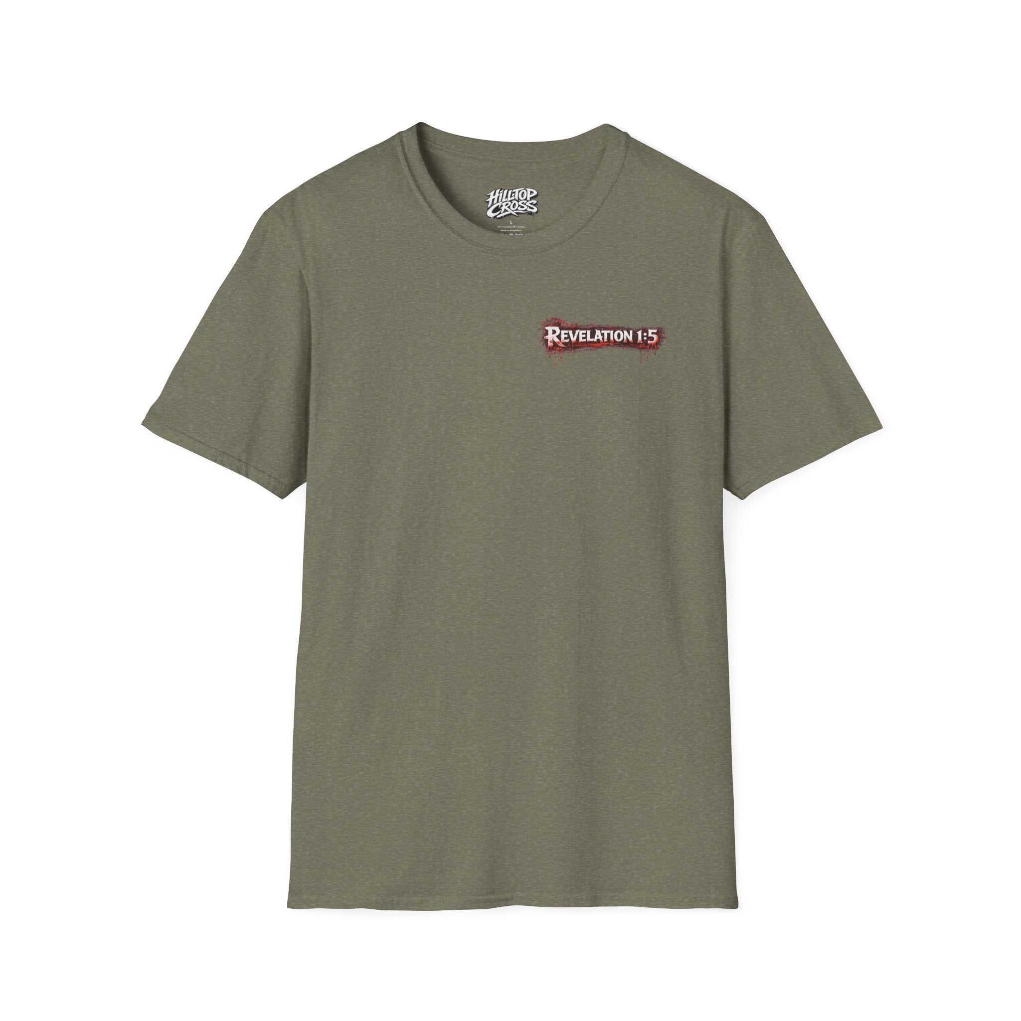 Washed By The Blood T-Shirt — Revelation 1:5 Christian Faith Shirt