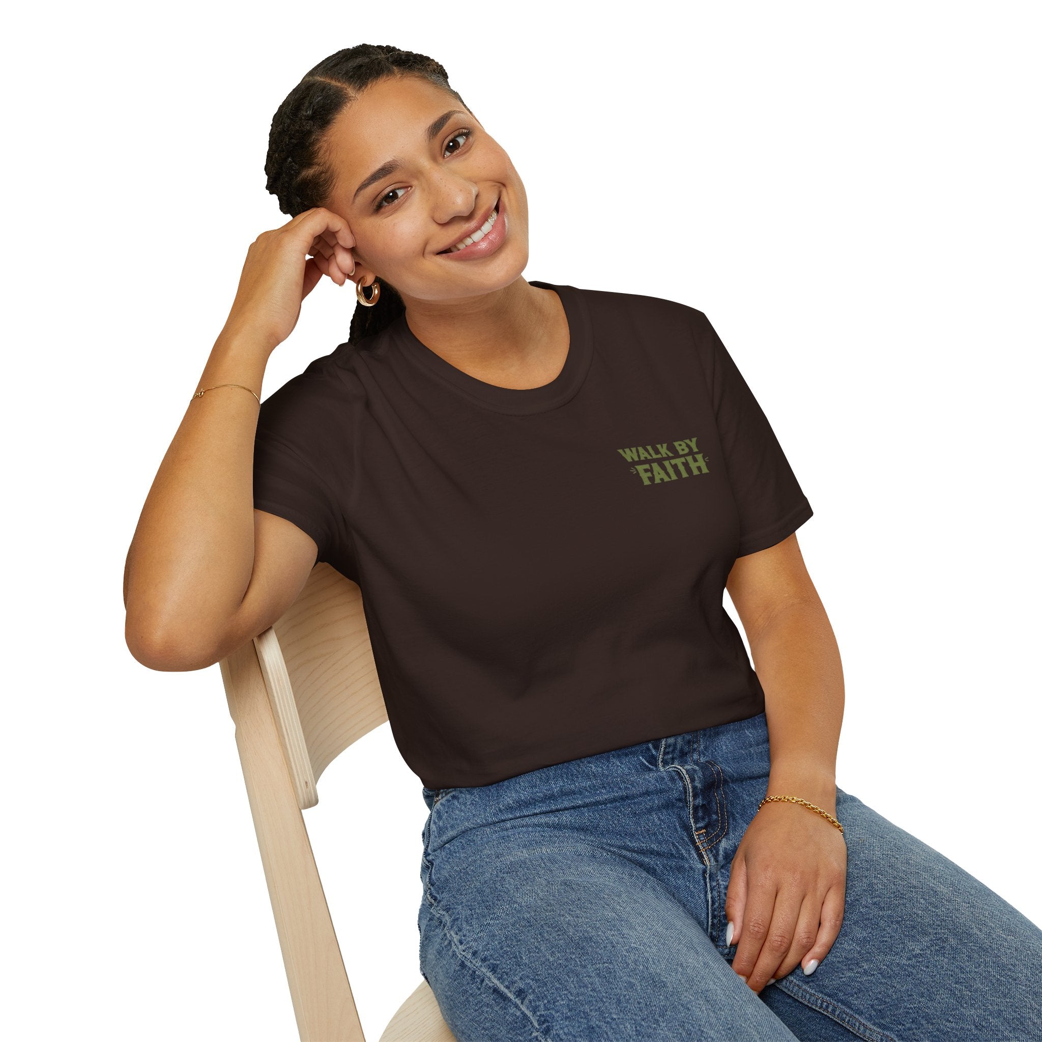 Walk By Faith T-Shirt — Christian Cowboy Boots Graphic Tee