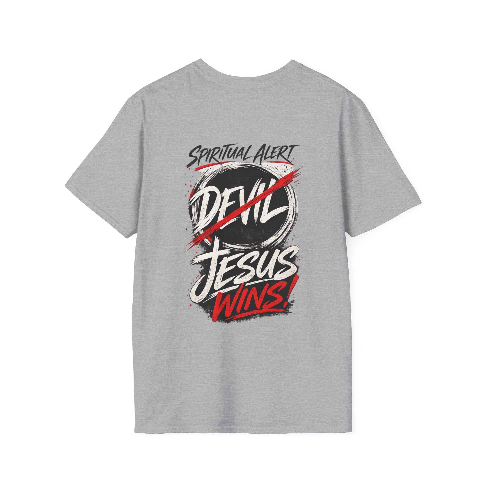Jesus Wins T-Shirt — Bold Faith Graphic Shirt (No Devil)
