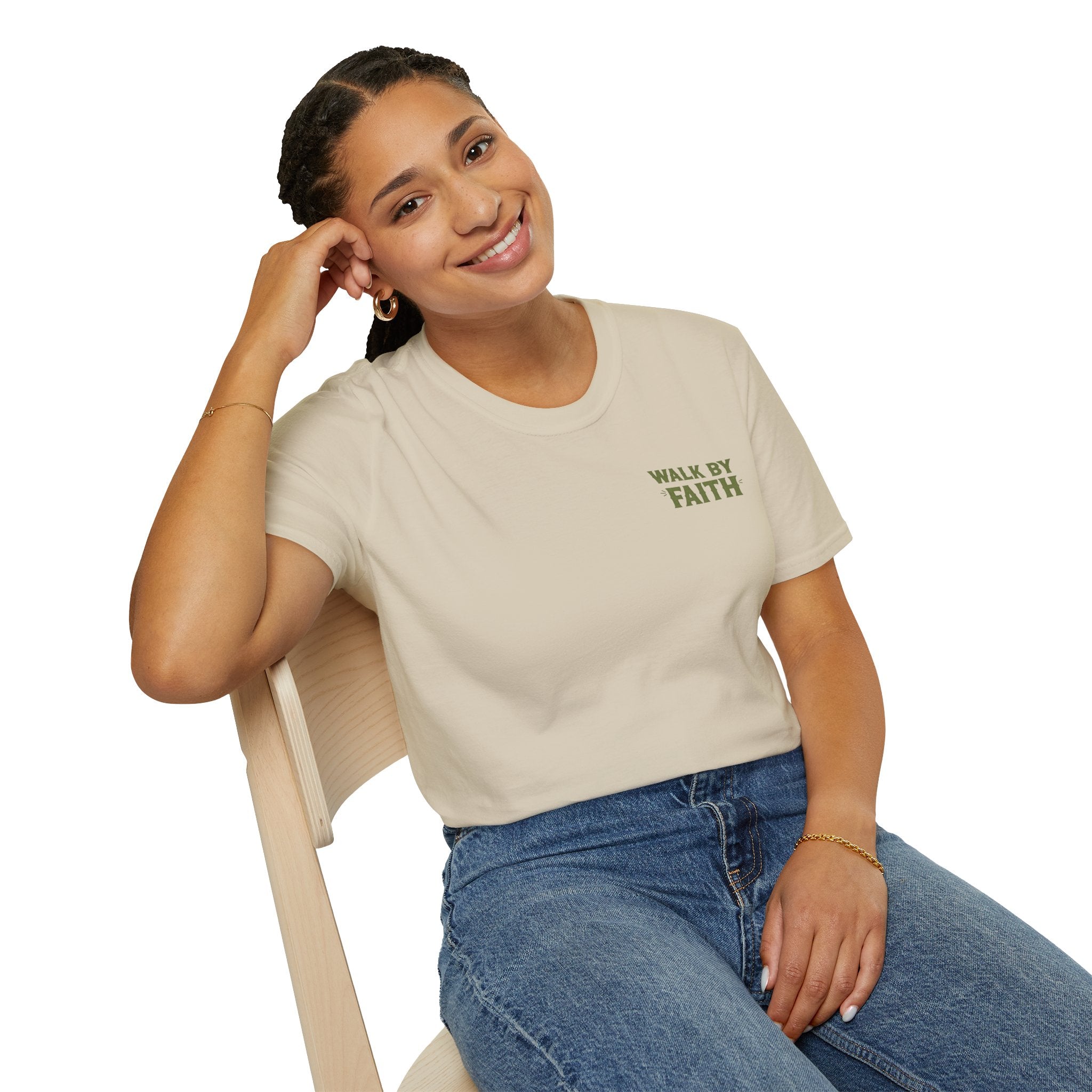 Walk By Faith T-Shirt — Christian Cowboy Boots Graphic Tee